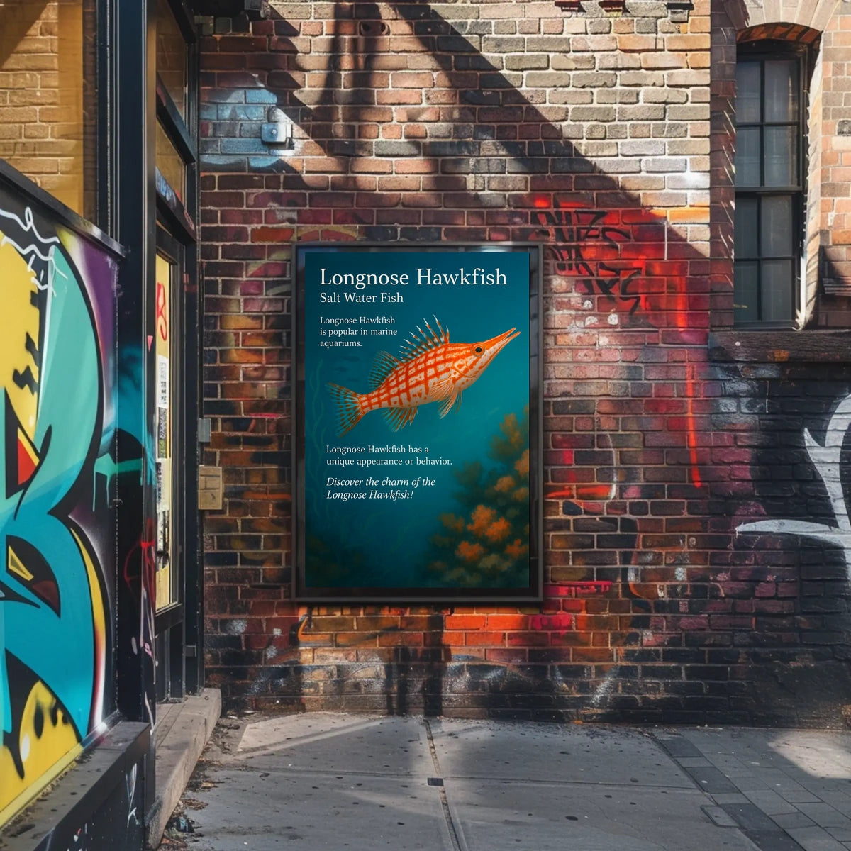 Discover the Longnose Hawkfish Poster