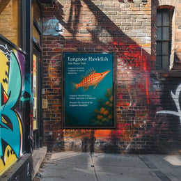 Discover the Longnose Hawkfish Poster