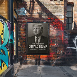 Donald Trump 47th President Poster