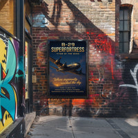 B-29 Superfortress Titan of the Skies Poster