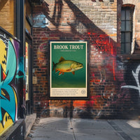 Brook Trout Freshwater Fish Poster PosterGoat
