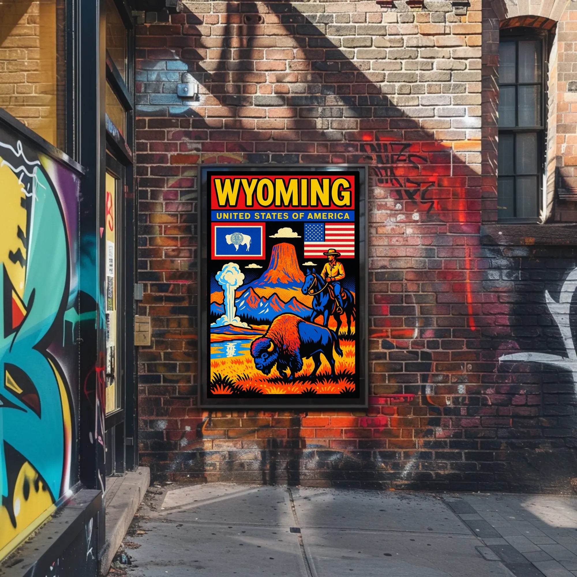 Wyoming Natural Wonders Poster PosterGoat