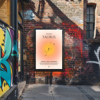 Taurus Constellation Zodiac Sign Poster - Astronomy Poster PosterGoat