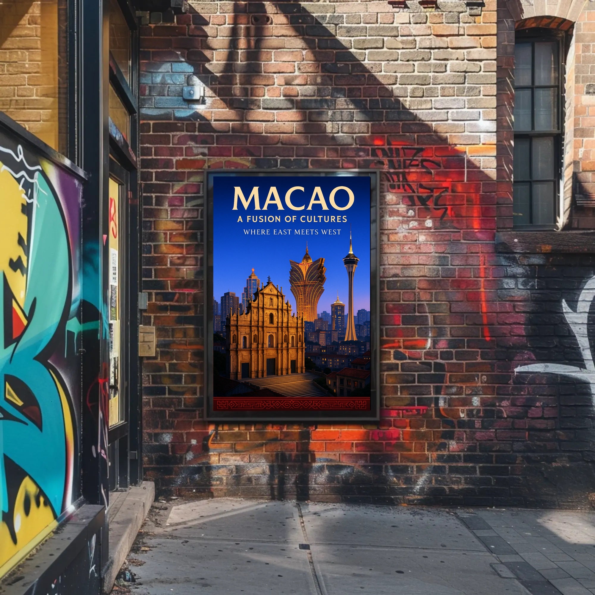 Macao A Fusion of Cultures Poster PosterGoat