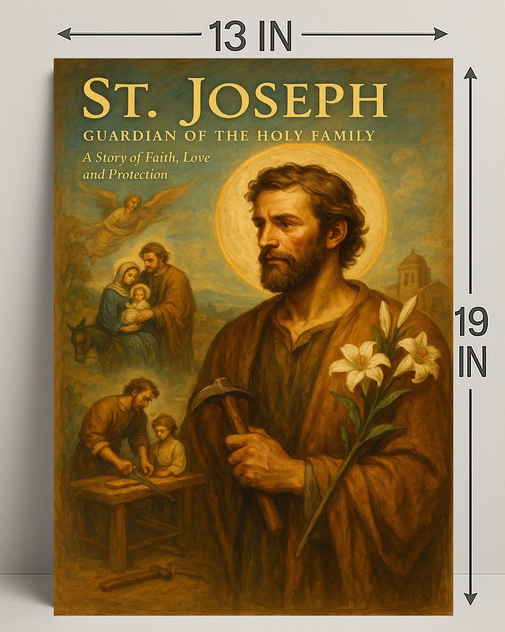 St. Joseph Guardian Of The Holy Family Poster