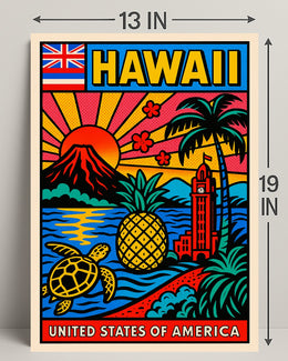 Hawaii Travel Poster PosterGoat
