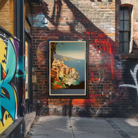 Coastal Townscape Poster