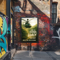 Bell OH-58 Kiowa Eyes in the Sky Poster PosterGoat