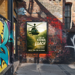 Bell OH-58 Kiowa Eyes in the Sky Poster PosterGoat
