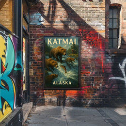 Katmai National Park Alaska Poster