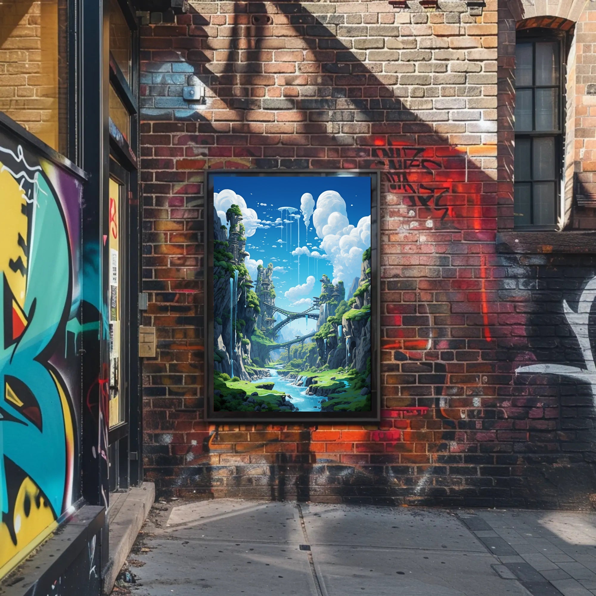 Enchanted Sky Bridges Poster