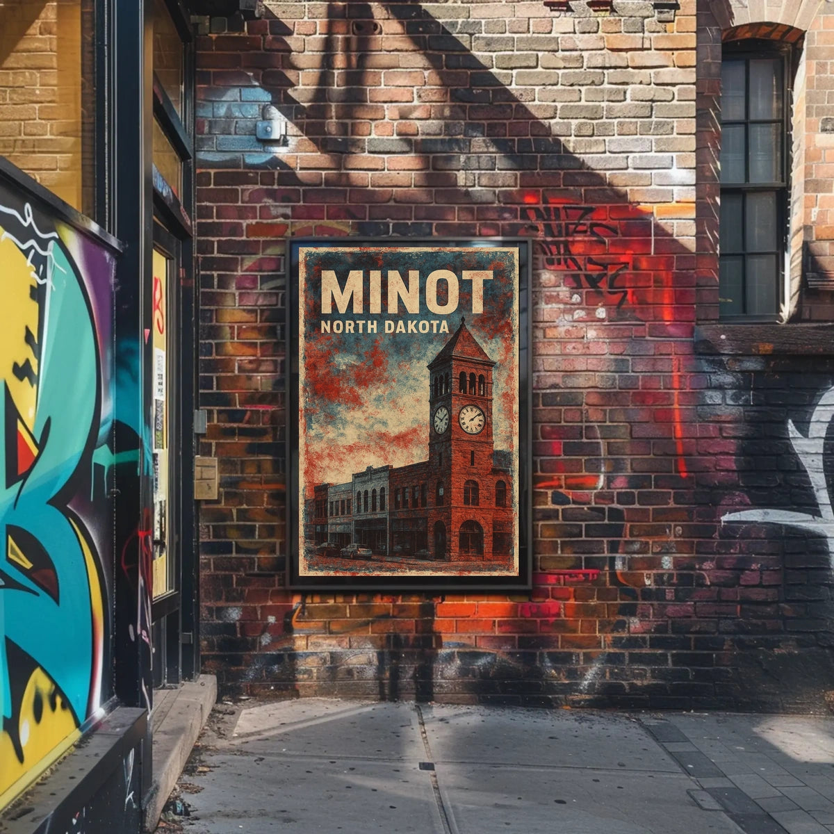 Minot, North Dakota Poster
