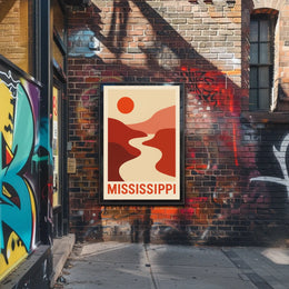 Mississippi Landscape Poster