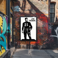 Jim Thorpe Legendary Athlete Poster