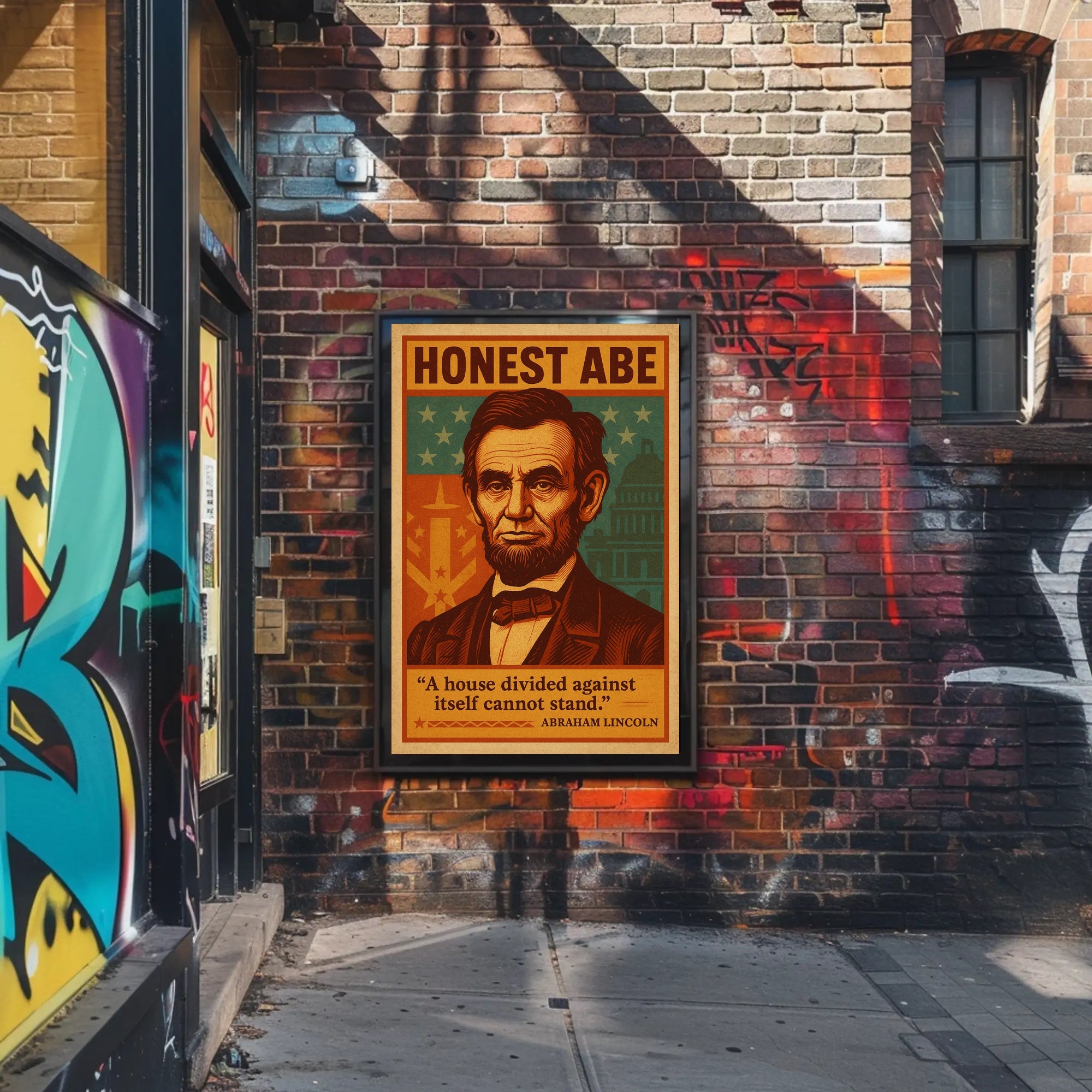 Abraham Lincoln "Honest Abe" Poster PosterGoat