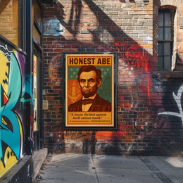 Abraham Lincoln "Honest Abe" Poster PosterGoat