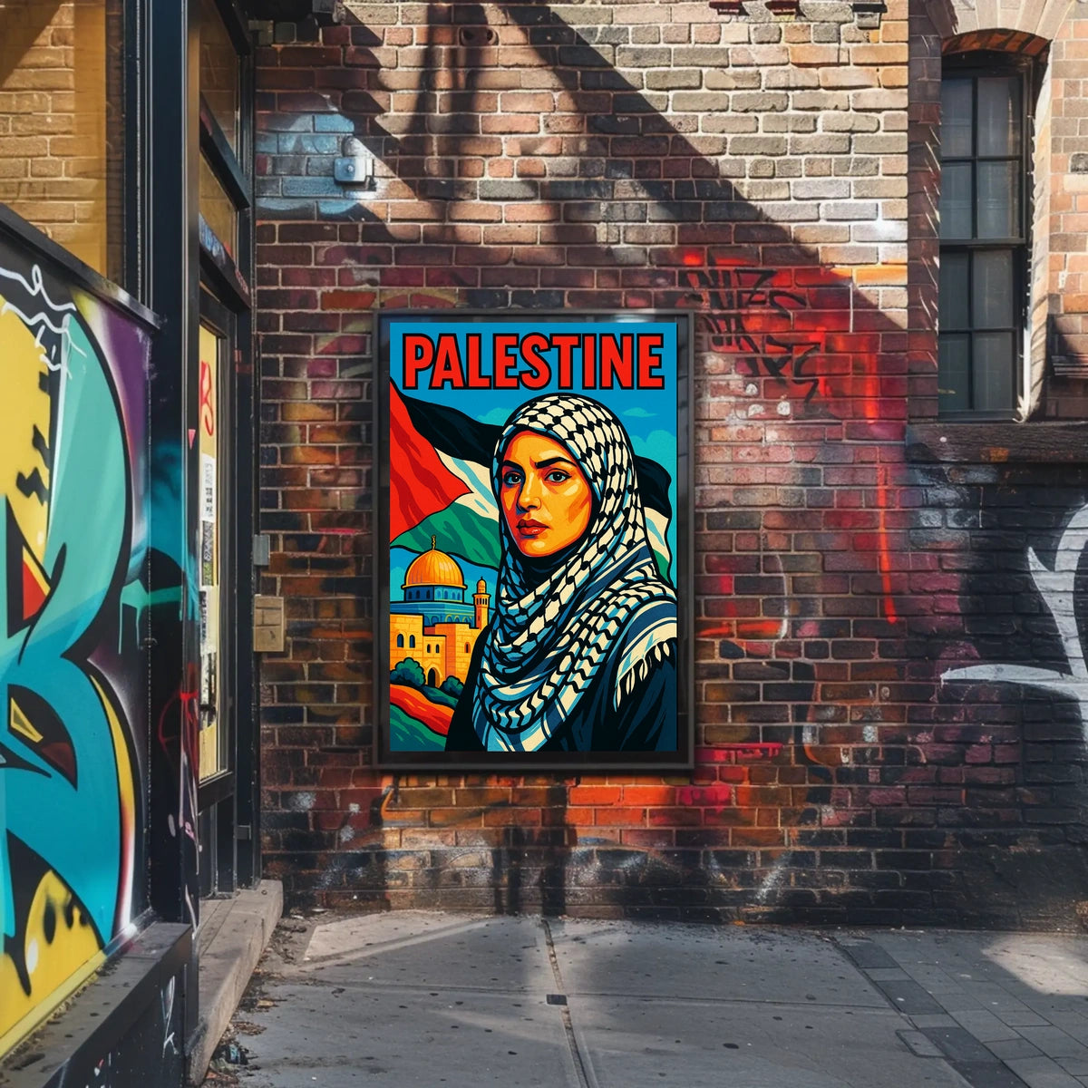 Palestine A Symbolic Tribute Poster