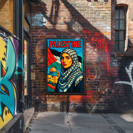 Palestine A Symbolic Tribute Poster