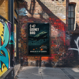 C-47 Gooney Bird Poster PosterGoat