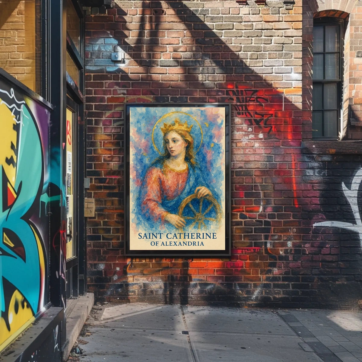 Saint Catherine of Alexandria Poster
