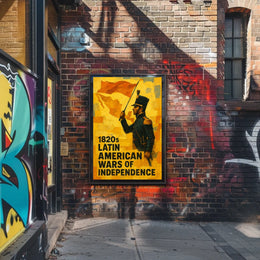 1820s Latin American Wars of Independence Poster