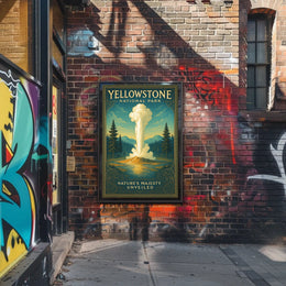 Yellowstone National Park Nature's Majesty Unveiled Poster