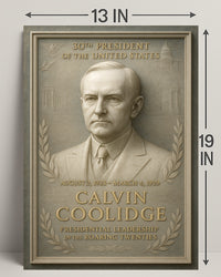 Calvin Coolidge 30th President Poster PosterGoat