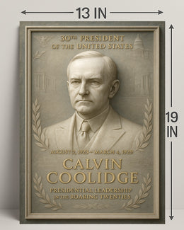 Calvin Coolidge 30th President Poster PosterGoat