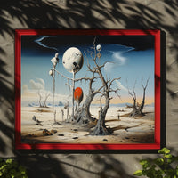 Surreal Dreamscape with Floating Spheres Fantasy or Mythology Poster