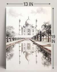 Timeless Beauty Of The Taj Mahal Poster