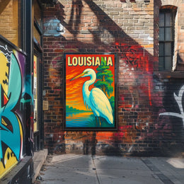 Louisiana Wildlife Poster