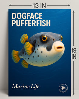 Dogface Pufferfish Poster PosterGoat