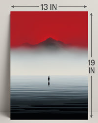 Solitude At Dusk Poster