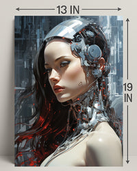 Cybernetic Elegance Poster PosterGoat