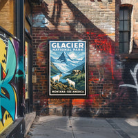 Glacier National Park See America Poster PosterGoat