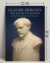 Claude Debussy The Sound of Silence Poster PosterGoat