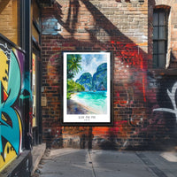 Koh Phi Phi Tropical Paradise Travel Poster PosterGoat
