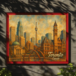 Toronto Skyline Poster