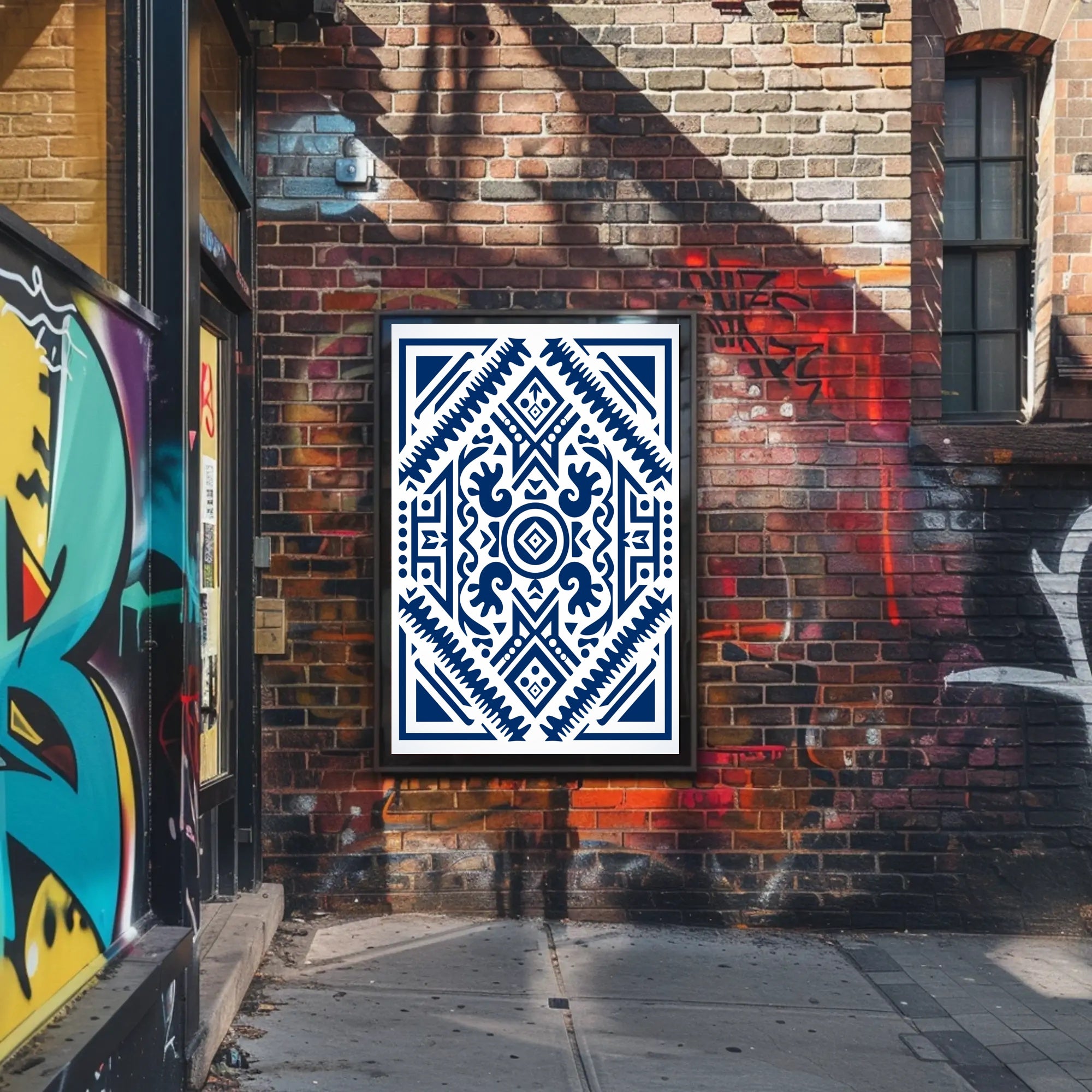 Geometric Abstraction Abstract Poster