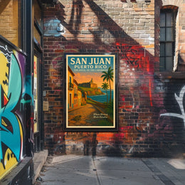 San Juan, Puerto Rico The Jewel of the Caribbean Poster