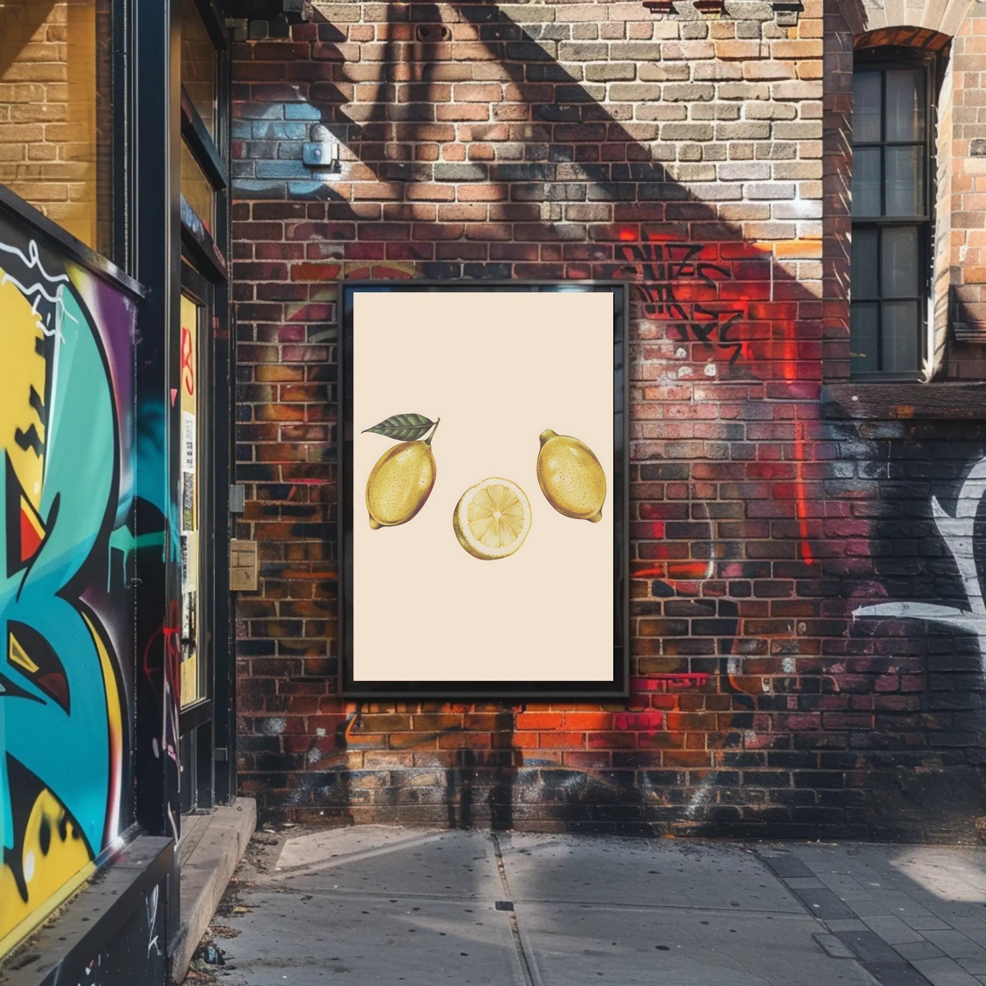 Lemons in Art Poster