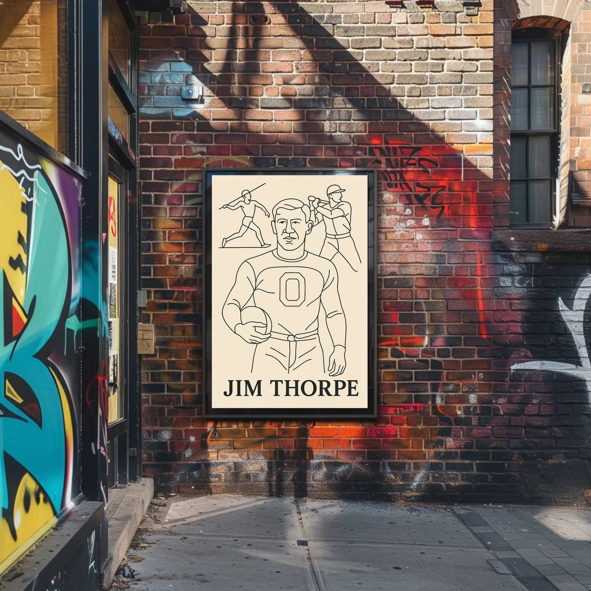 Jim Thorpe Tribute Poster
