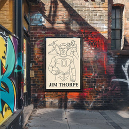 Jim Thorpe Tribute Poster
