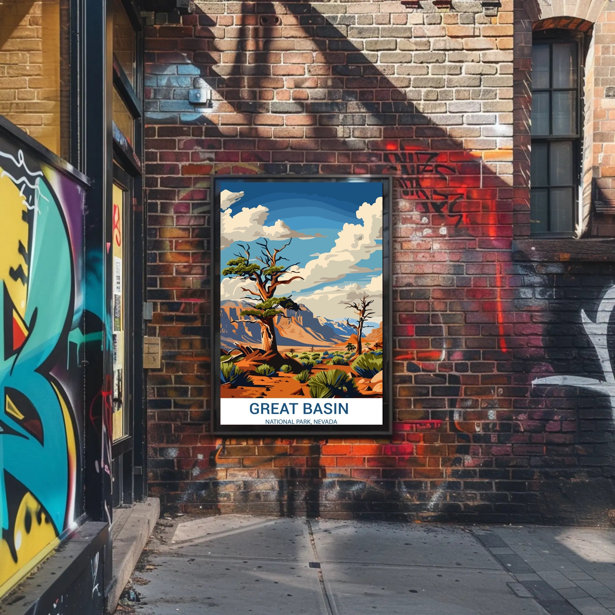 Great Basin Nevada National Park Adventure Travel Poster