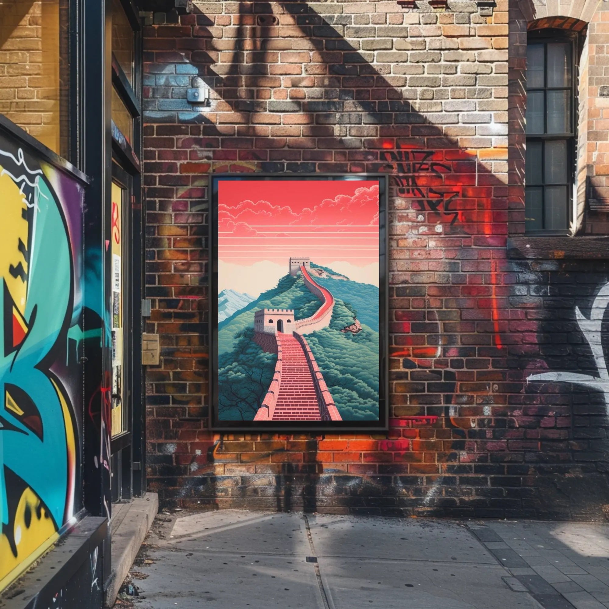 Serene Pathway Poster PosterGoat