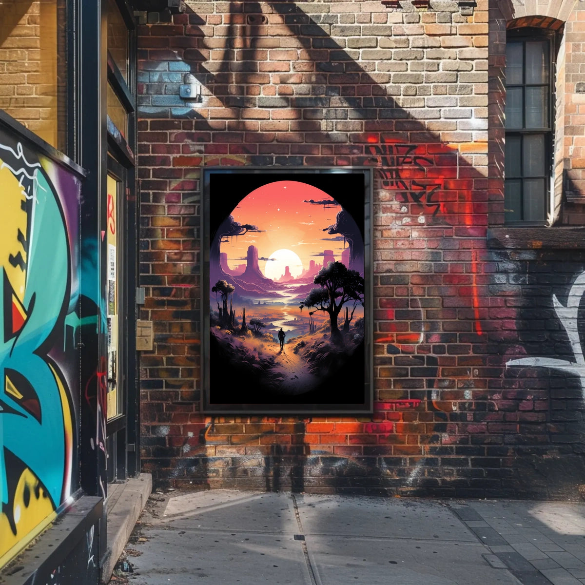 Journey Through The Desert Poster