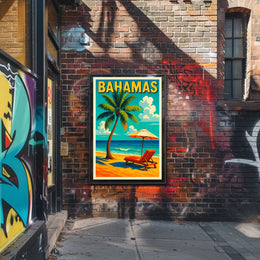 Bahamas Beach Paradise Poster