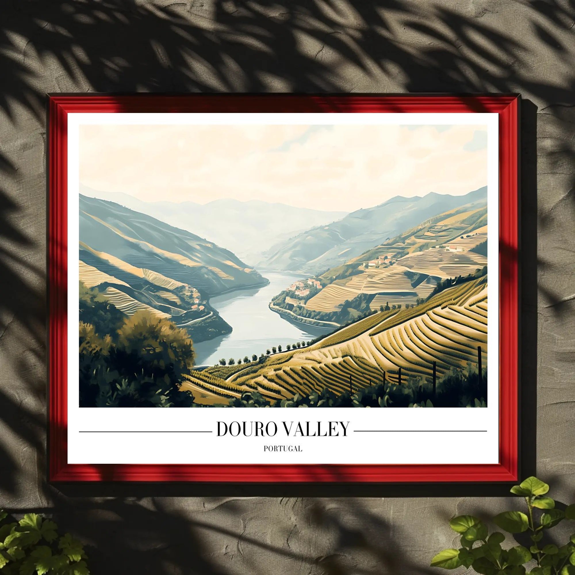 Douro Valley Portugal Scenic Travel Poster