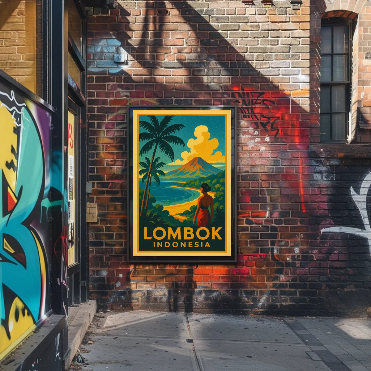 Lombok, Indonesia Poster