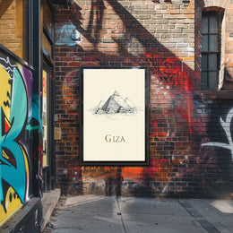 The Pyramids of Giza Poster
